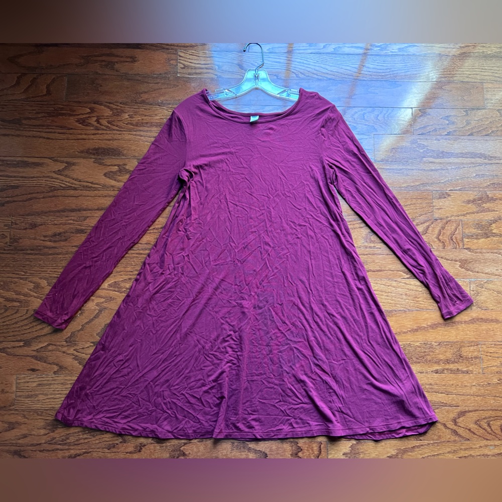 Old Navy Women's Mini Dress in Burgundy Size M